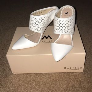 White Mule Heel